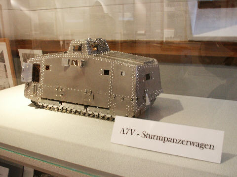 Model of the A7V Tank Mephisto