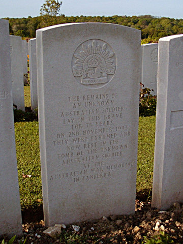 Australia's Unkown Soldier