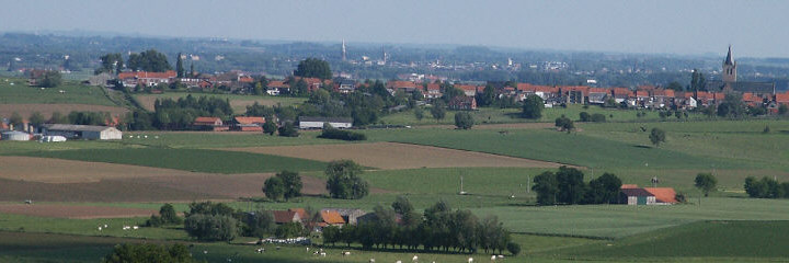 Looking out across the plain towards Armenti&egrave;res